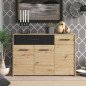 Credenza In Legno Moderna 3 Ante Madia Ingresso 120 cm Vester