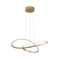 Lampadario Led Design Moderno a Sospensione 20W Luce Calda