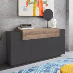 Credenza 4 Ante per Soggiorno Mobile Buffet Moderno Coev