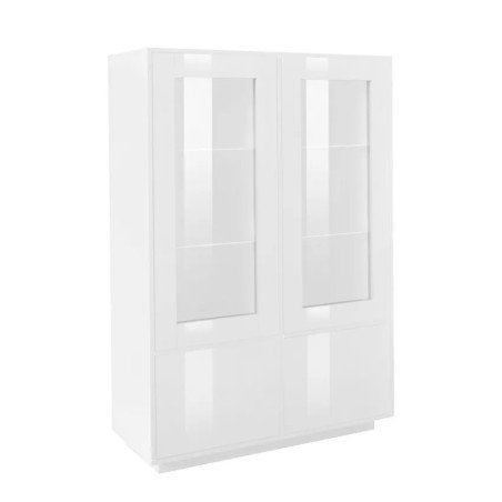 Credenza Moderna Alta con Vetrina 100 cm da Soggiorno Flove