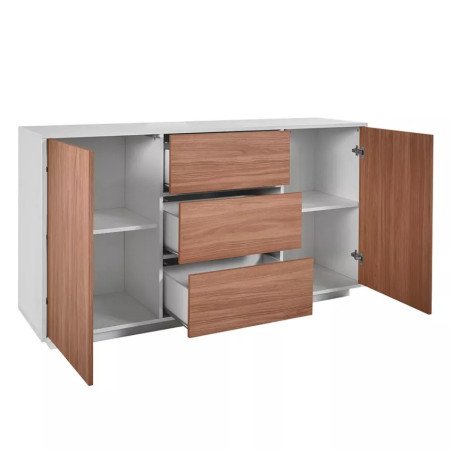 Credenza Buffet Moderna con Cassetti e Ante Flove per Soggiorno