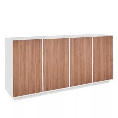 Madia Moderna 180 cm con 4 Ante Contemporanea Legno Flove