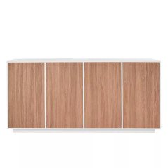 Madia Moderna 180 cm con 4 Ante Contemporanea Legno Flove