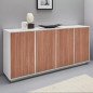 Madia Moderna 180 cm con 4 Ante Contemporanea Legno Flove