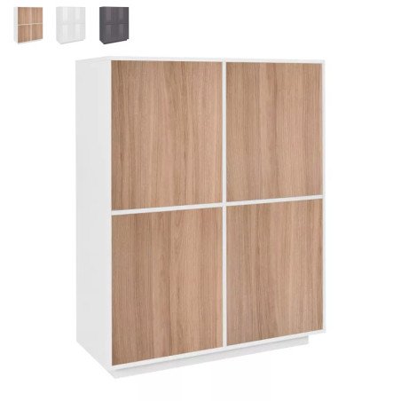 Madia Moderna Alta Soggiorno Flove Credenza Larga 100 cm