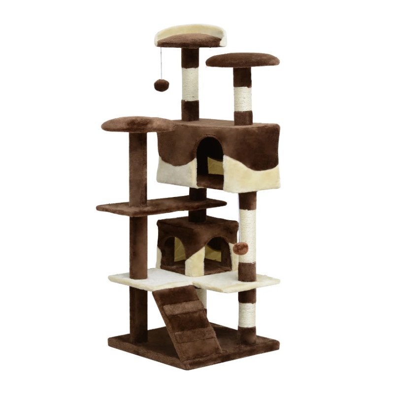 Albero Cuccia con Tiragraffi Gatto Grande 50x50x132 cm in Sisal