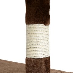 Albero Cuccia con Tiragraffi Gatto Grande 50x50x132 cm in Sisal