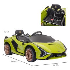 Lamborghini Giocattolo Auto Bimbi con Telecomando 12 Volt