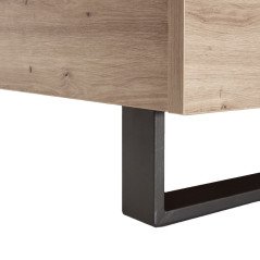 Letto Matrimoniale Moderno in Legno Ecologico 180x210 cm Grande