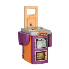 Cucina Giocattolo per Bambini Pieghevole e Trasportabile Trolley