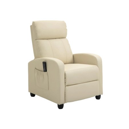 Poltrona Relax Massaggiante Reclinabile in Ecopelle Ergonomica
