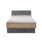 Letto Una Piazza e Mezza 120x200 in Legno con Cassettone Lapys