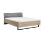 Letto 160x200 cm Matrimoniale con Testata in Legno Lapys