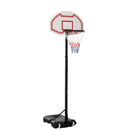 Canestro Basket Regolabile con Ruote Portatile per Adulti e Bambini