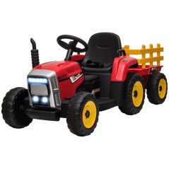 Trattore Elettrico per Bimbi Giocattolo Cavalcabile a Batteria 12V