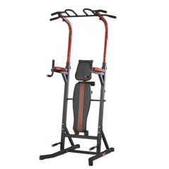 Stazione Fitness Multifunzione Power Tower con Panca Pieghevole