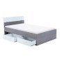 Letto Singolo con Cassetti 90x200 Contenitore in Legno Simy