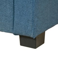 Panca Contenitore in Tessuto Imbottita Pouf Fondo Letto 120 cm