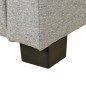 Panca Contenitore in Tessuto Imbottita Pouf Fondo Letto 120 cm