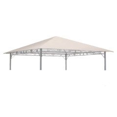 Telo Copertura per Gazebo 3x3 di Ricambio Beige