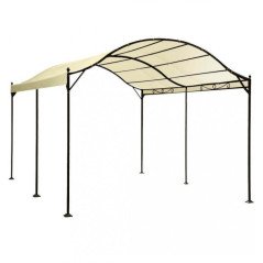 Gazebo in Ferro 3x4 Copertura per Auto da Giardino Esterno