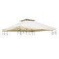 Ricambio Telo per Gazebo 3x3 Copertura Antivento Beige