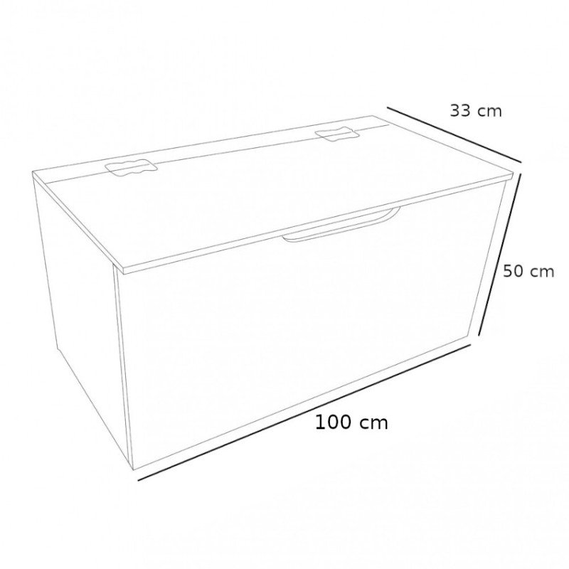 Copri Bidoni Spazzatura Esterno Tidyard Cassapanca, Cassapanca