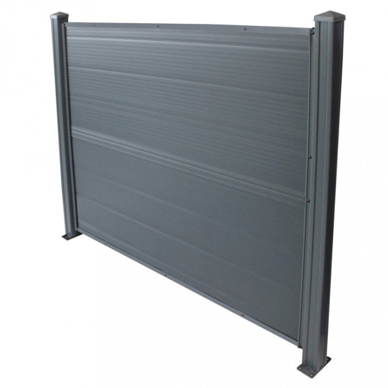 Pannello Frangivento in Plastica per Giardino e Terrazzi Alluminio 150x120 Pannello Frangivento in Plastica per Giardino e Terrazzi Alluminio 150x120