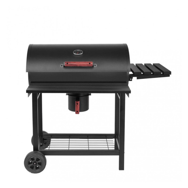 Griglia Portatile A Carbone Con Termometro | Barbecue A Doppia Faccia Per Campeggio, Picnic, Affumicatore, Facile Da Trasportare E Pulire - 2