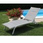 15 Lettini Prendisole Stock Sdraio per Piscina con Ruote Impilabili