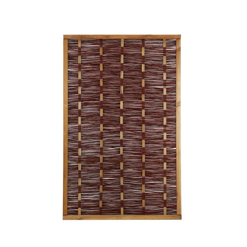 Pannello in Legno di Salice Frangivista per Giardino o Terrazzo 115x180 cm Alce