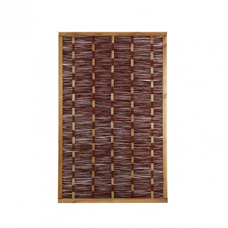 Pannello in Legno di Salice Frangivista per Giardino o Terrazzo 115x180 cm Alce