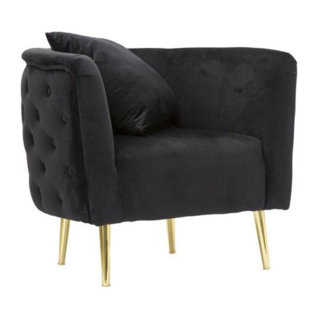 Poltrona Velluto Vintage Design Chesterfield Imbottita