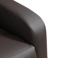 Poltrona Relax Massaggiante Reclinabile in Ecopelle Ergonomica