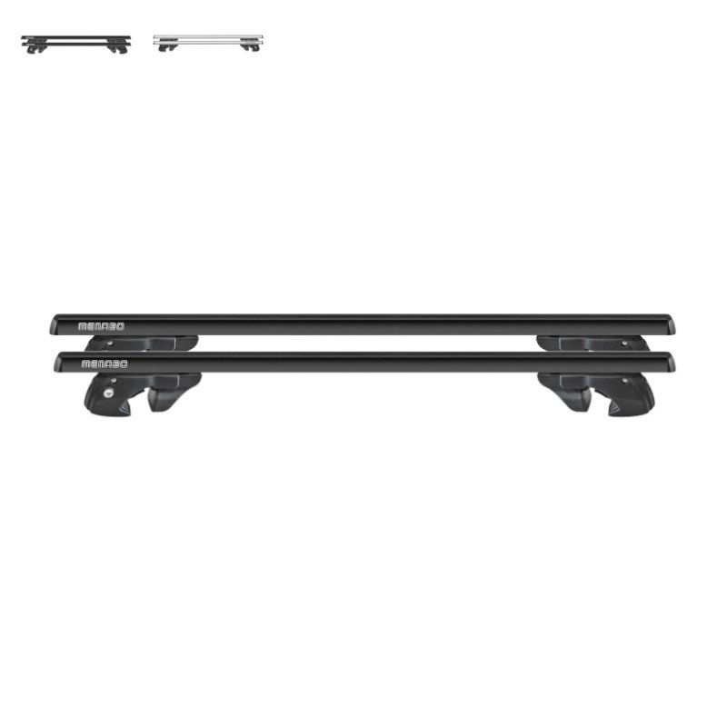 Barre Portapacchi Universali Menabo Sherman 120 cm Raised Rails