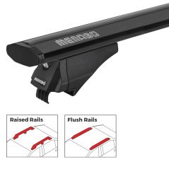 Barre Portatutto Auto Universali Tetto Menabo Leopard Flush/Raised