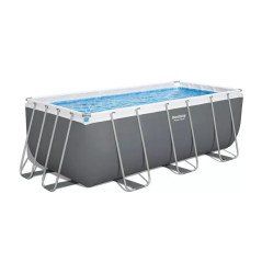 Piscina Bestway 412x201x122 Power Steel Rettangolare Fuori Terra 56456