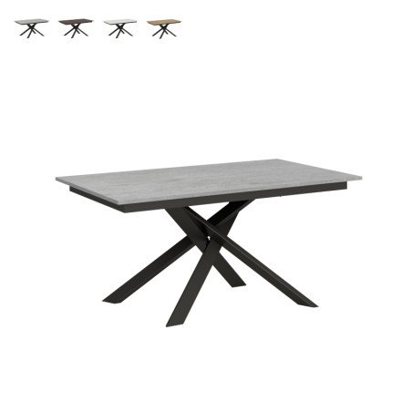 Tavolo da Pranzo Gambe Incrociate 160x90 Allungabile Design