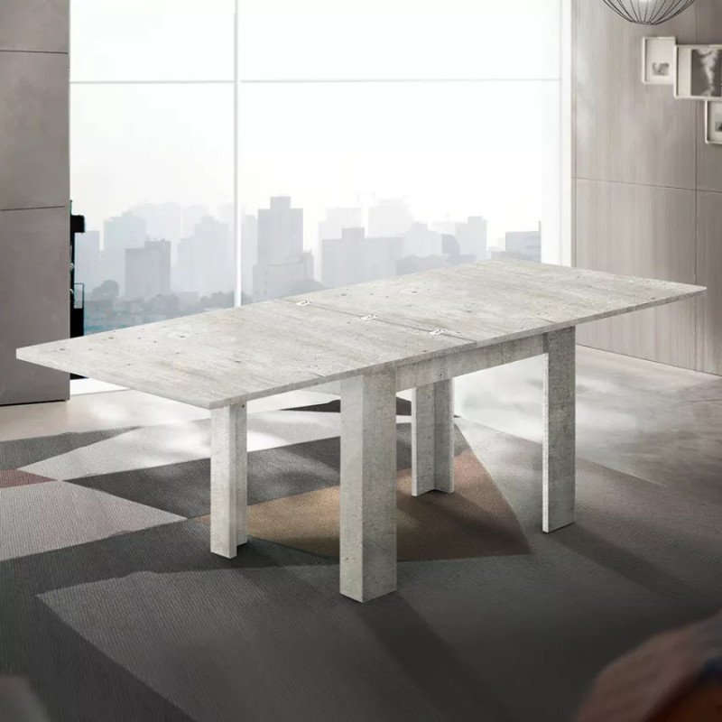 Tavolo Quadrato 90x90 Allungabile a 180 cm Design Moderno