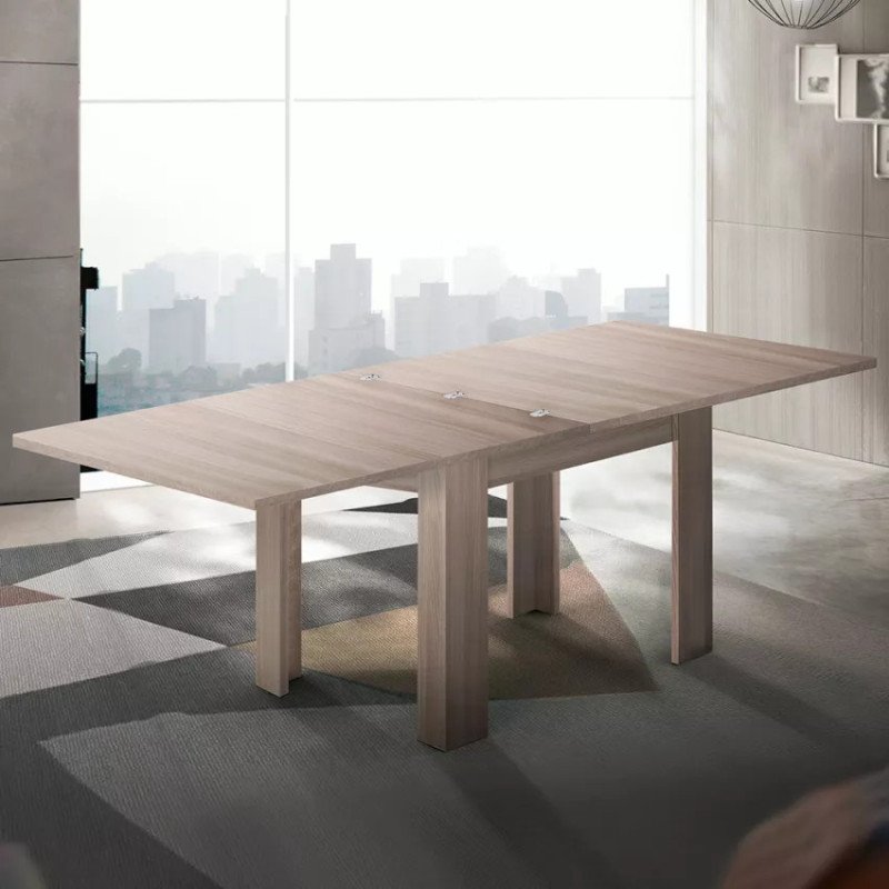 Tavolo Quadrato 90x90 Allungabile a 180 cm Design Moderno