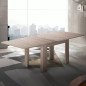 Tavolo Quadrato 90x90 Allungabile a 180 cm Design Moderno