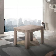 Tavolo Quadrato 90x90 Allungabile a 180 cm Design Moderno