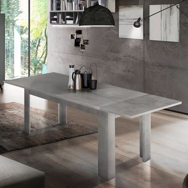 Tavolo Allungabile 160x90 Legno Rettangolare Grande da Salotto 8 Persone Tavolo Allungabile 160x90 Legno Rettangolare Grande da Salotto 8 Persone