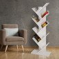 Libreria di Design Moderno Con 8 Ripiani Alta 50x25x141.5 cm