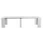 Tavolo Consolle Allungabile 3 Metri con Porta Allunghe Legno 90x50