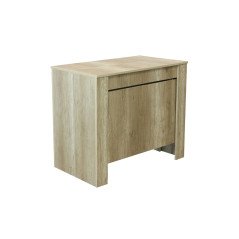 Tavolo Consolle Allungabile 3 Metri con Porta Allunghe Legno 90x50