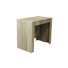 Tavolo Consolle Allungabile 3 Metri con Porta Allunghe Legno 90x50