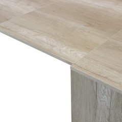 Tavolo Consolle Allungabile 3 Metri con Porta Allunghe Legno 90x50