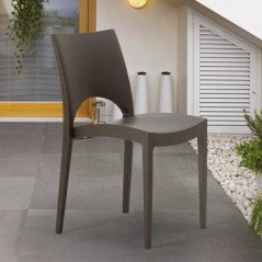 Sedia Polipropilene Impilabile Da Giardino in Plastica Paris Grand Soleil