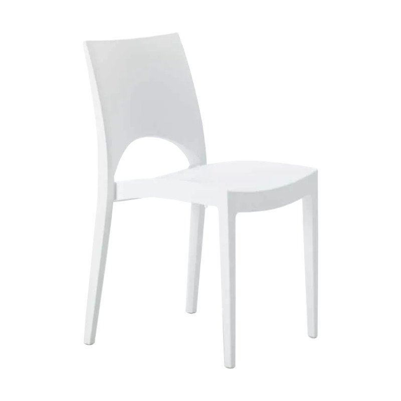 20 Stock Sedie in Plastica Impilabili per Bar Esterno Colorate Paris Grand Soleil